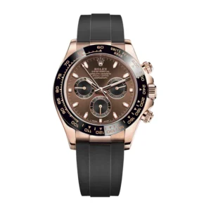 Swiss movement-Rolex Cosmograph Daytona Everose Gold Oysterflex M116515LN-0041