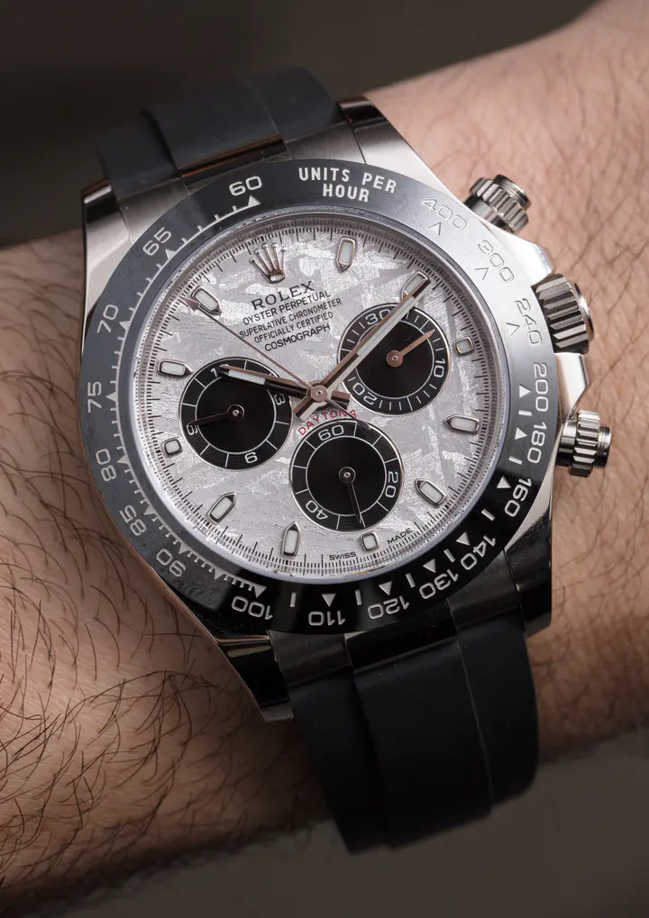 Swiss movement-Rolex Cosmograph Daytona White Gold Meteorite 116519LN-0038 - Image 11