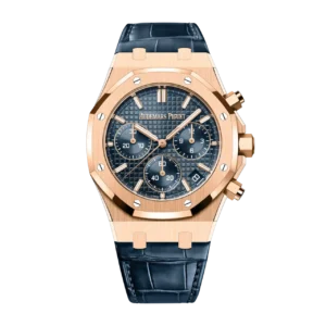 Audemars Piguet Royal Oak Chronograph Rose Gold Blue Dial 41mm Ref. 26240OR.OO.D315CR.02