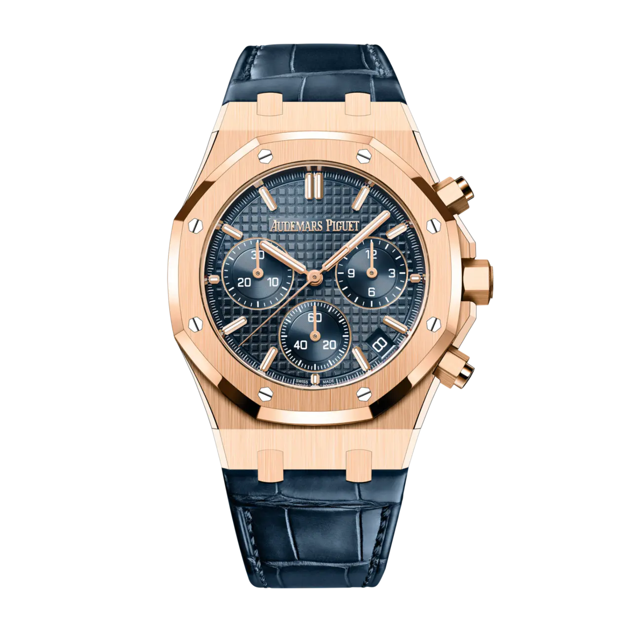 Audemars Piguet Royal Oak Chronograph Rose Gold Blue Dial 41mm Ref. 26240OR.OO.D315CR.02