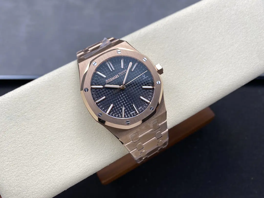 Audemars Piguet Royal Oak Selfwinding Rose Gold Black Dial 41mm Ref. 15510OR.OO.1320OR.04 - Image 4