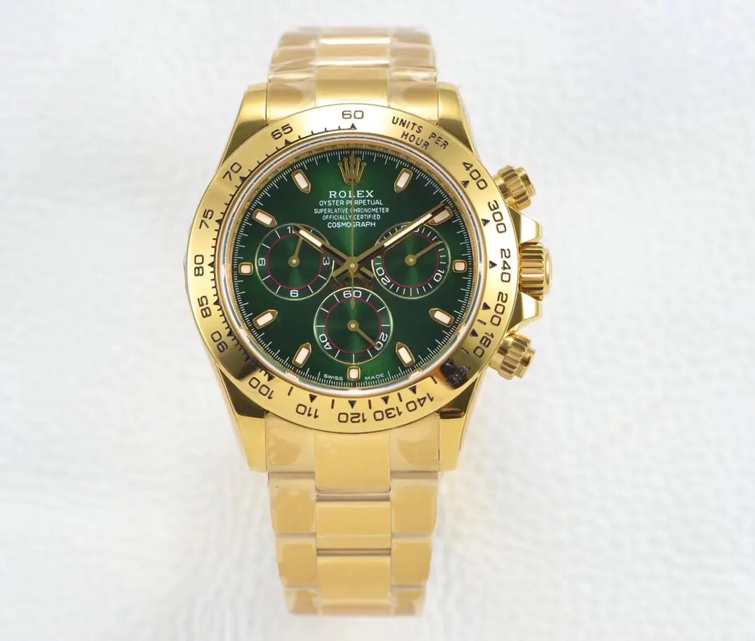 Swiss movement-Rolex Cosmograph Daytona Green Dial Watch 116508-0013 - Image 2