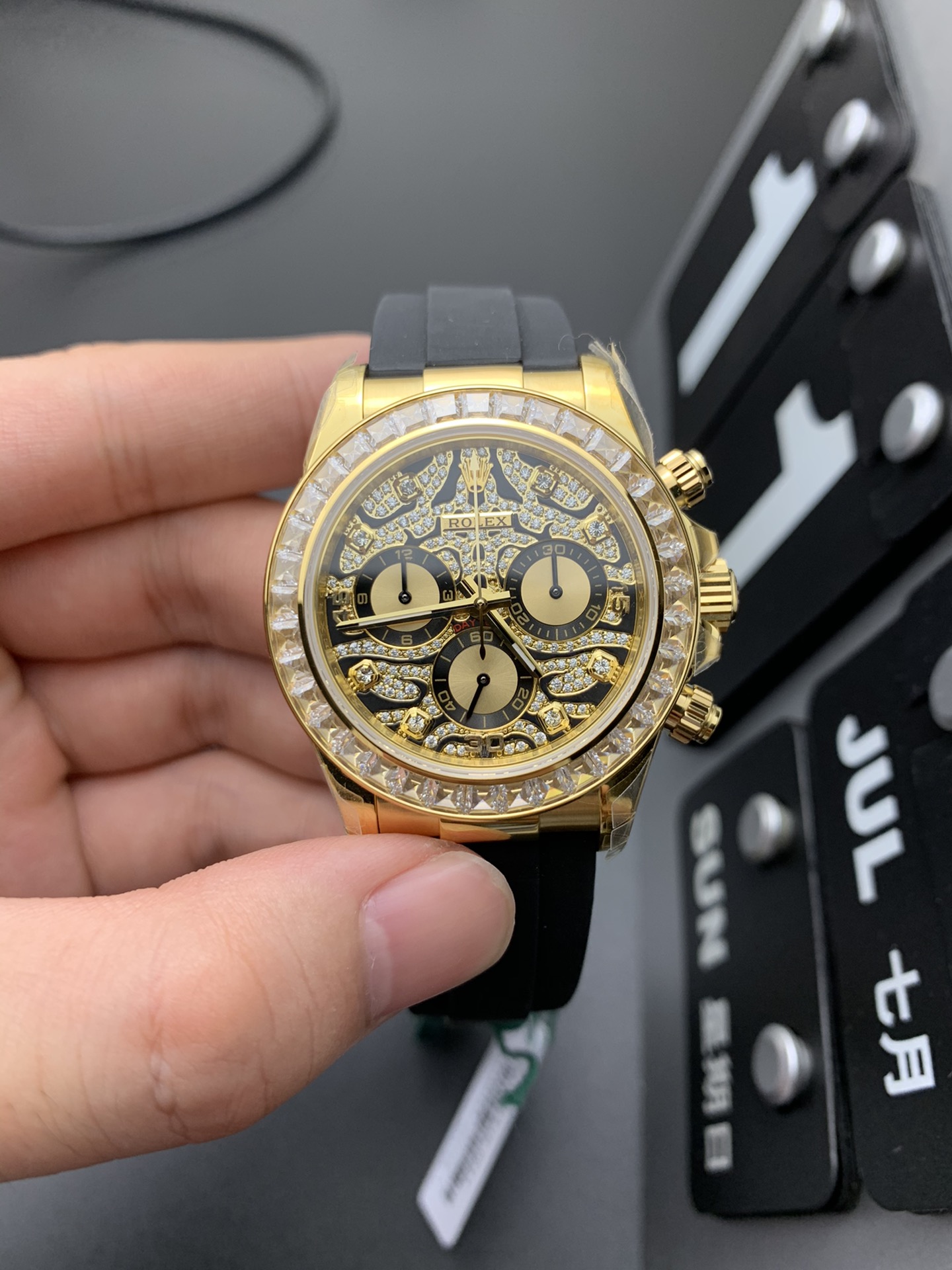 Swiss movement-Rolex Cosmograph 116588TBR Daytona Eye of Tiger/2 - Image 2