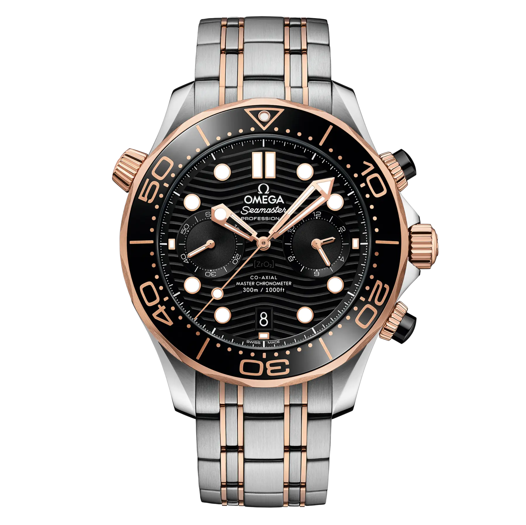 Omega Seamaster Diver 300m Steel Black Dial 44mm Ref. 210.20.44.51.01.001