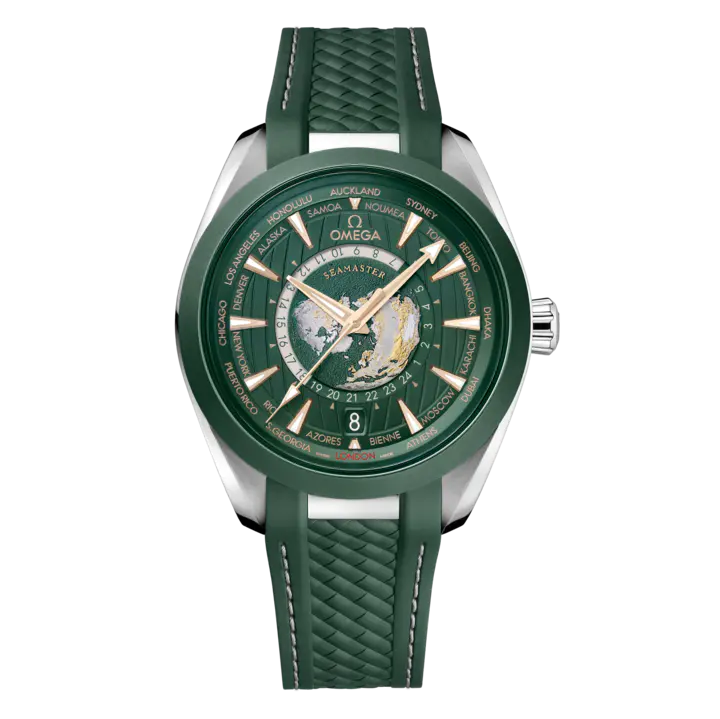 Omega Co-Axial Master Chronometer GMT Worldtimer 43 mm 220.32.43.22.10.001