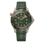 Omega Seamaster Diver 300m Bronze Gold & Titanium Green Dial 42mm Ref. 210.92.42.20.10.001