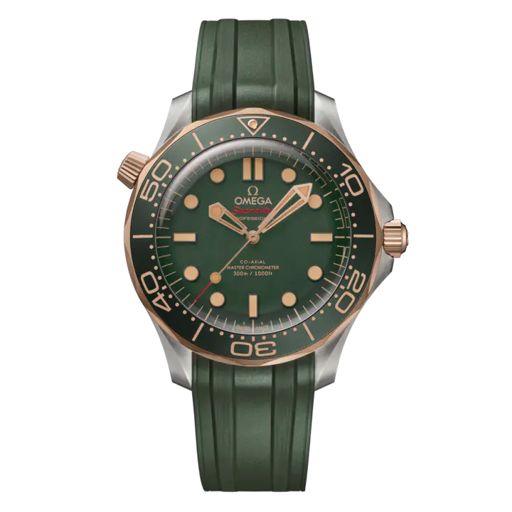 Omega Seamaster Diver 300m Bronze Gold & Titanium Green Dial 42mm Ref. 210.92.42.20.10.001