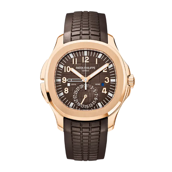 Patek Philippe Aquanaut Brown Embossed Arabic Dial 5164R-001