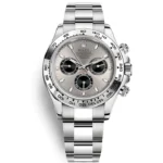 Swiss movement-Rolex White Gold Daytona 116509 Steel and Black