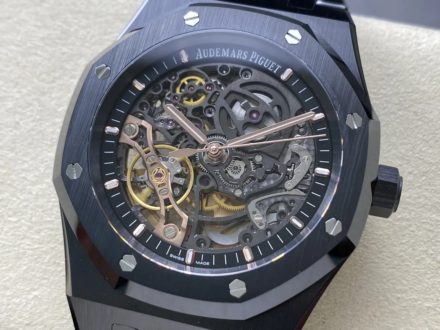 Audemars Piguet Royal Oak Double Balance Wheel Openworked Ceramic 41mm Ref. 15416CE.OO.1225CE.0 - Image 4
