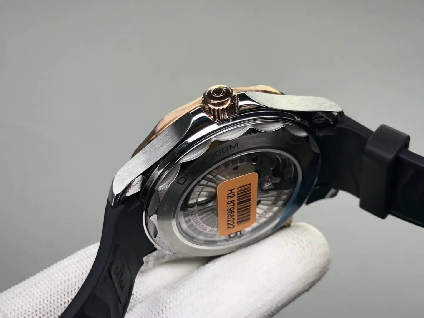 Omega Seamaster Diver 300m Rose Gold & Steel Black Dial 42mm - Image 5