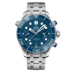 Omega Seamaster Diver 300m Chronograph Steel Blue Dial 44mm Ref. 210.30.44.51.03.001