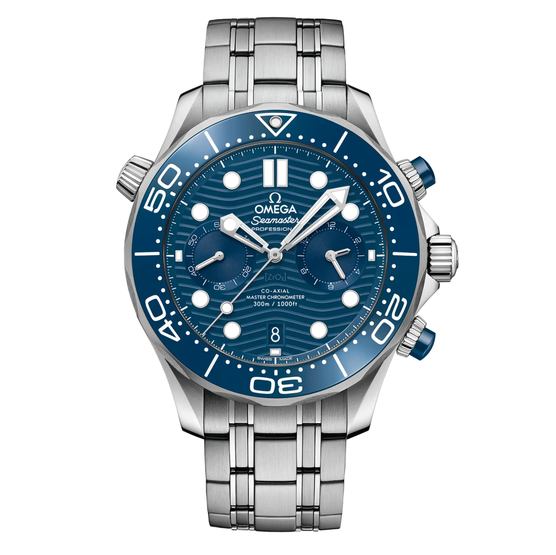 Omega Seamaster Diver 300m Chronograph Steel Blue Dial 44mm Ref. 210.30.44.51.03.001