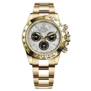 Swiss movement-Rolex Cosmograph Daytona Yellow Gold Meteorite 116508-0015