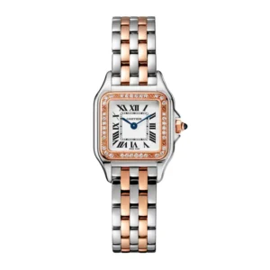 Cartier Panthère de Cartier Rose Gold & Steel Diamond White Dial